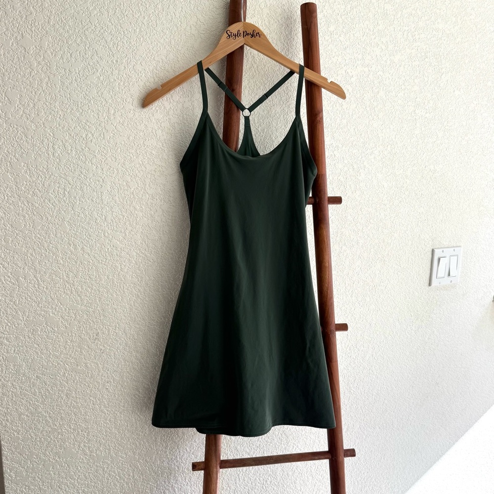Outdoor Voices Exercise Dress Green/Evergreen XXS - Picture 2 of 13
